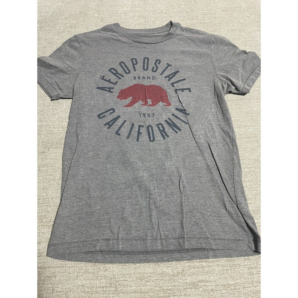 Aeropostale California Shirt Men’s Small Gray T-Shirt Light Weight